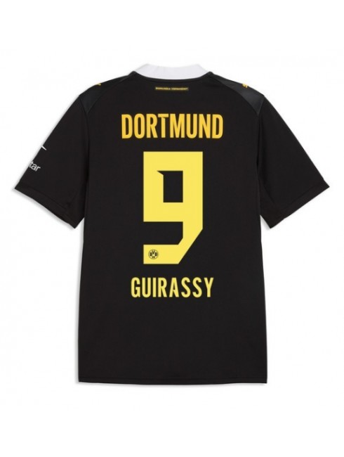 Moški Nogometna dresi replika Borussia Dortmund Serhou Guirassy #9 Gostujoči 2026-27 Kratek rokav Moški Nogometna dresi replika Borussia Dortmund Serhou Guirassy #9 Gostujoči 2026-27 Kratek rokav